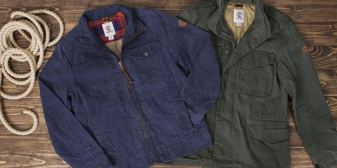 timberland waxed jacket
