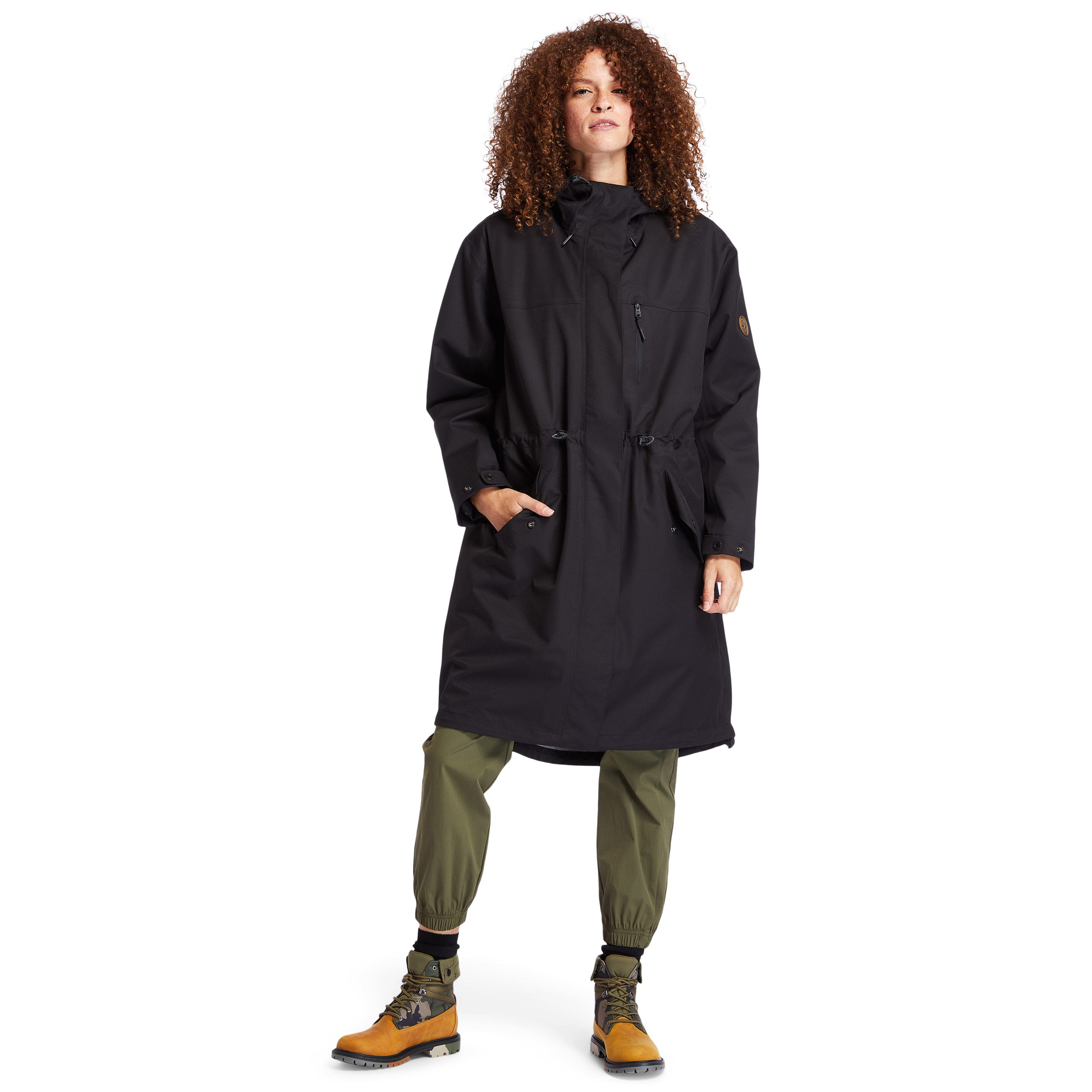 timberland women's waterproof mid length parka