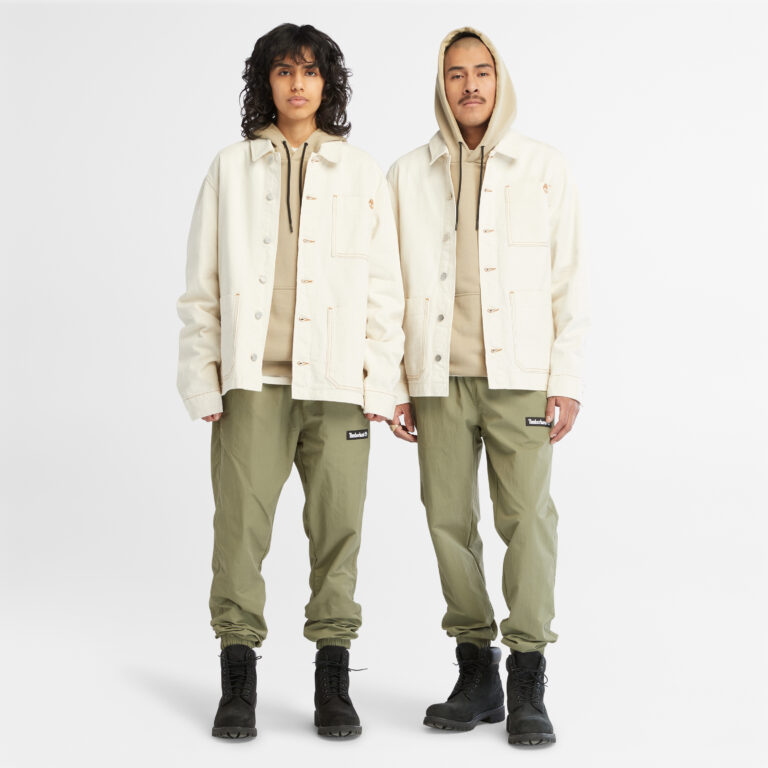 All Gender Cotton Hemp Denim Chore Jacket