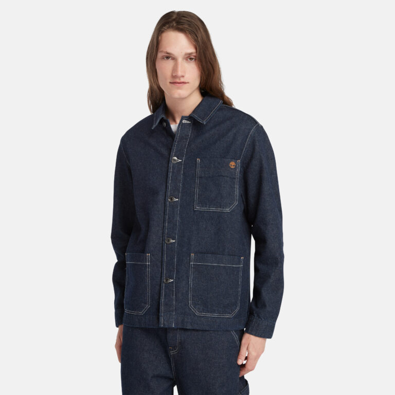 Men’s Kempshire Cotton Hemp Denim Chore Jacket