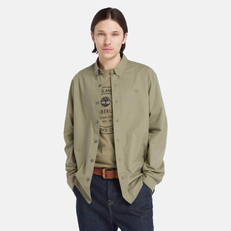 Men’s Long Sleeve Poplin Shirt