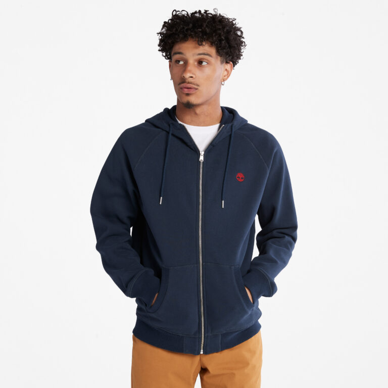 Men’s Long Sleeve Exeter River Basic Brushed Back Full-Zip Sweatshirt