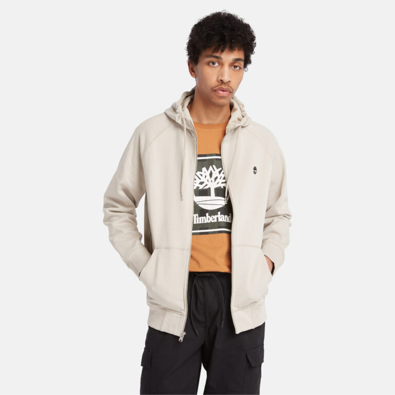Men’s Long Sleeve Exeter River Basic Brushed Back Full-Zip Sweatshirt