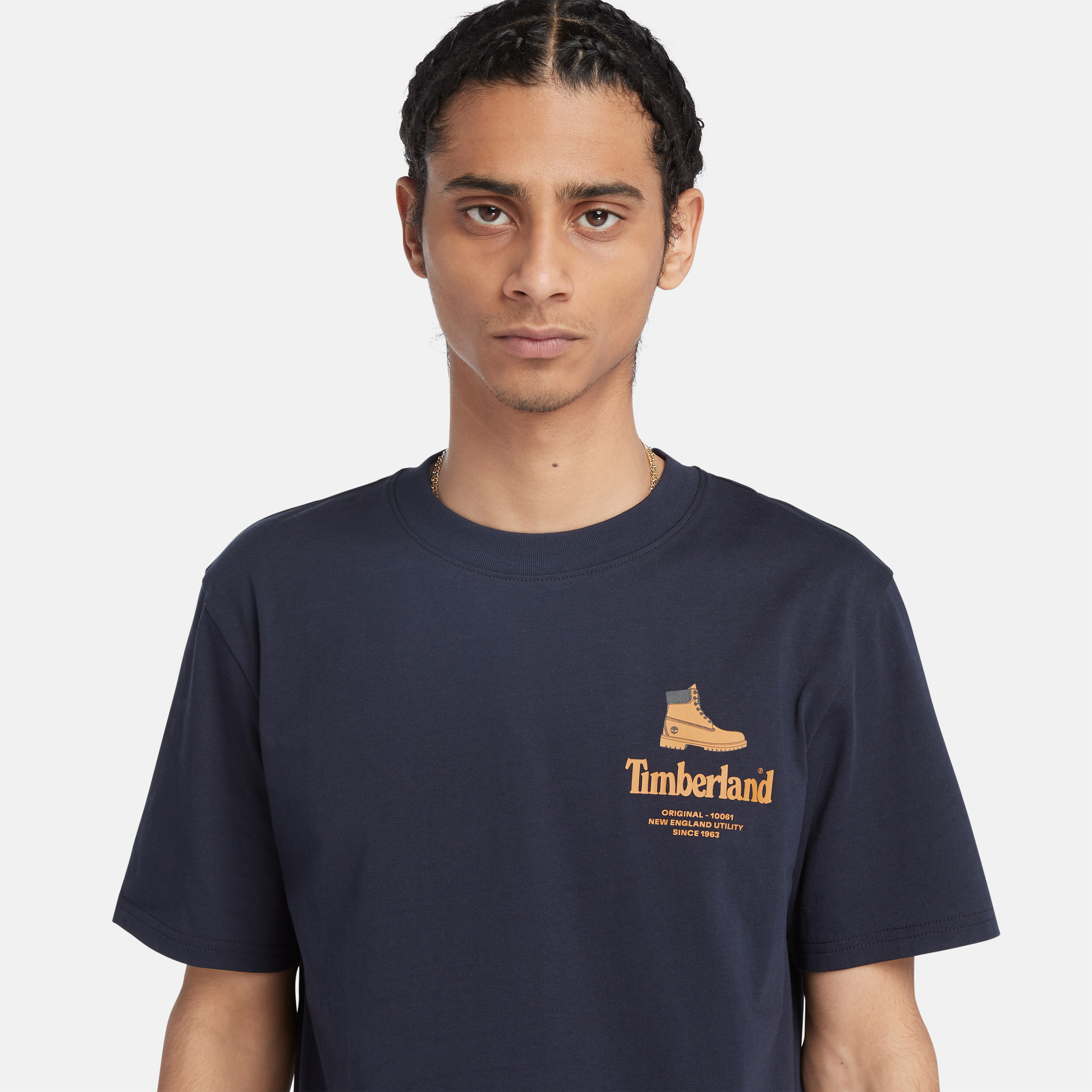 Men's Short Sleeve Boot Logo T-Shirt - Timberland - Malaysia