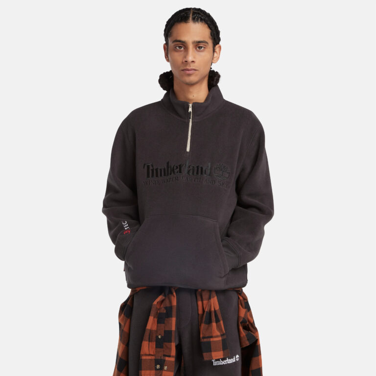 Men’s Quarter-Zip Sweatshirt with Polartec® Linear Logo