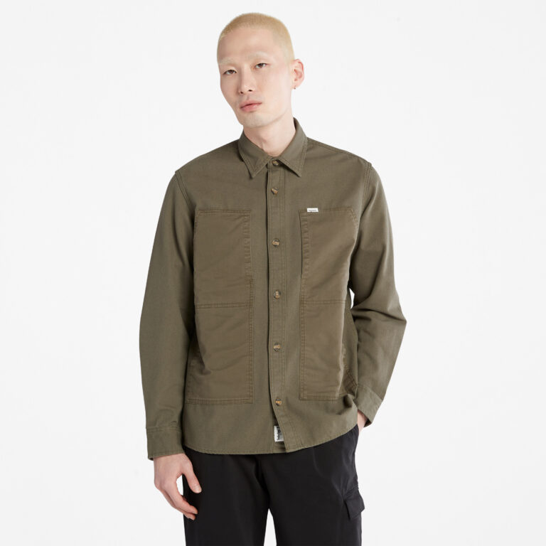 Men’s Long-Sleeve Utility Overshirt