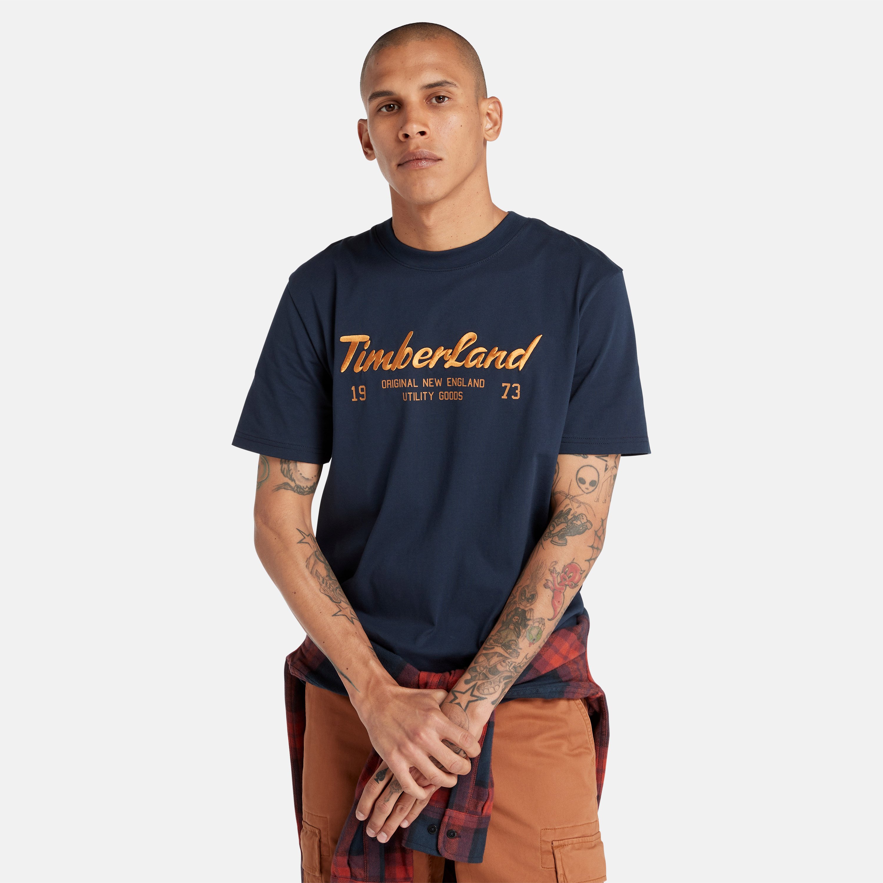 Men's Short Sleeve Cursive T-Shirt - Timberland - Malaysia