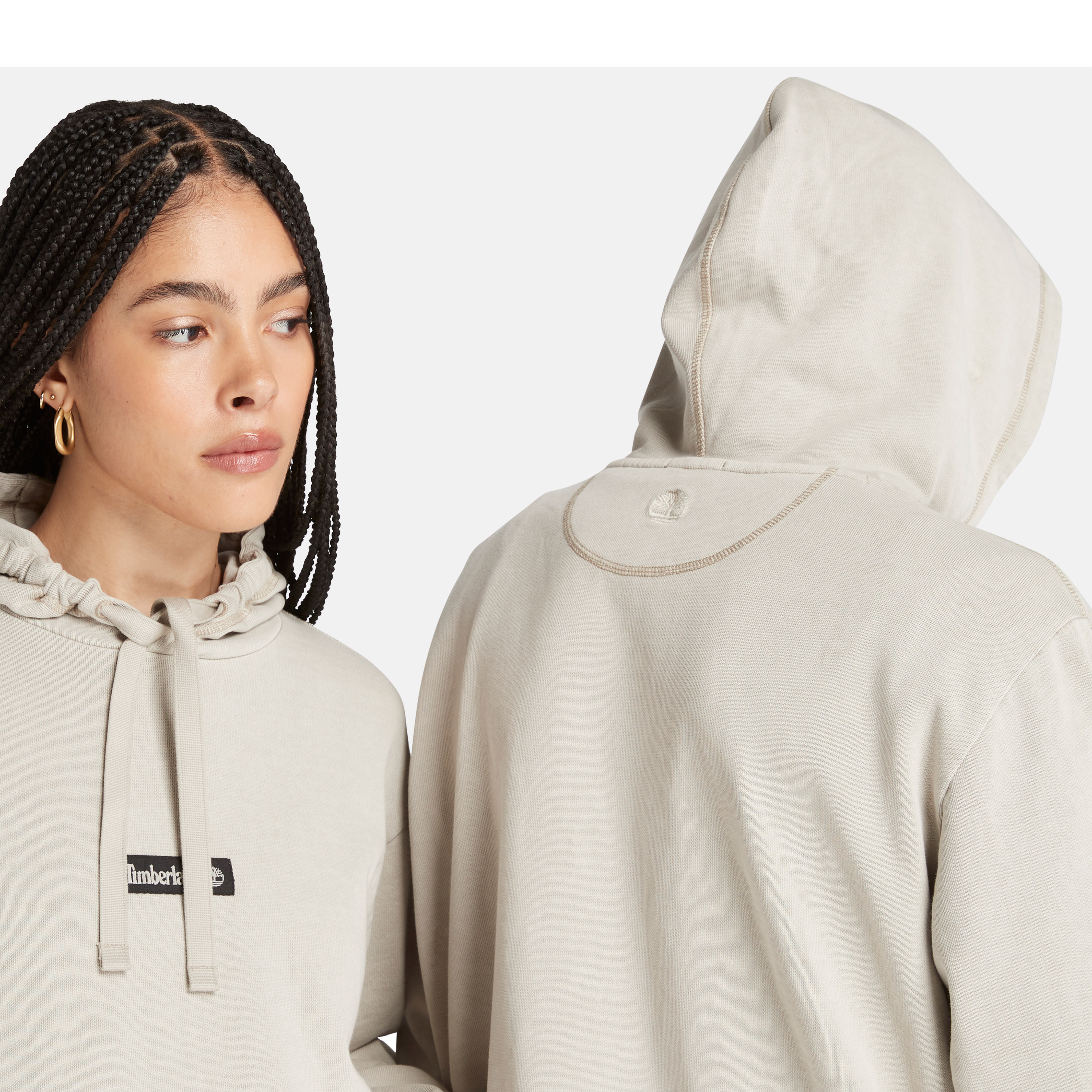 All Gender Mixed Media Garment Dye Hoodie Timberland Malaysia