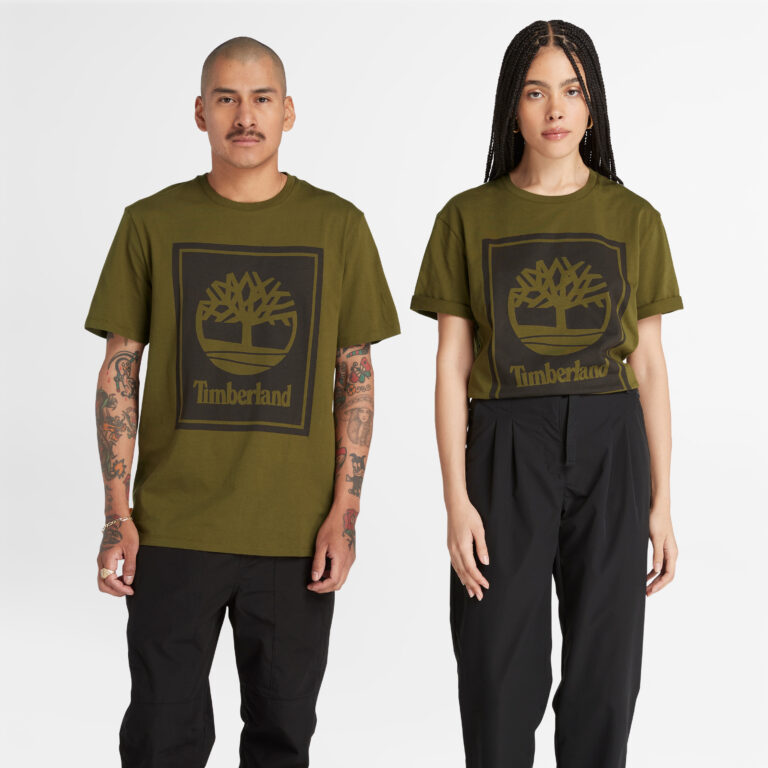 All Gender Short Sleeve Front Stack Logo T-Shirt