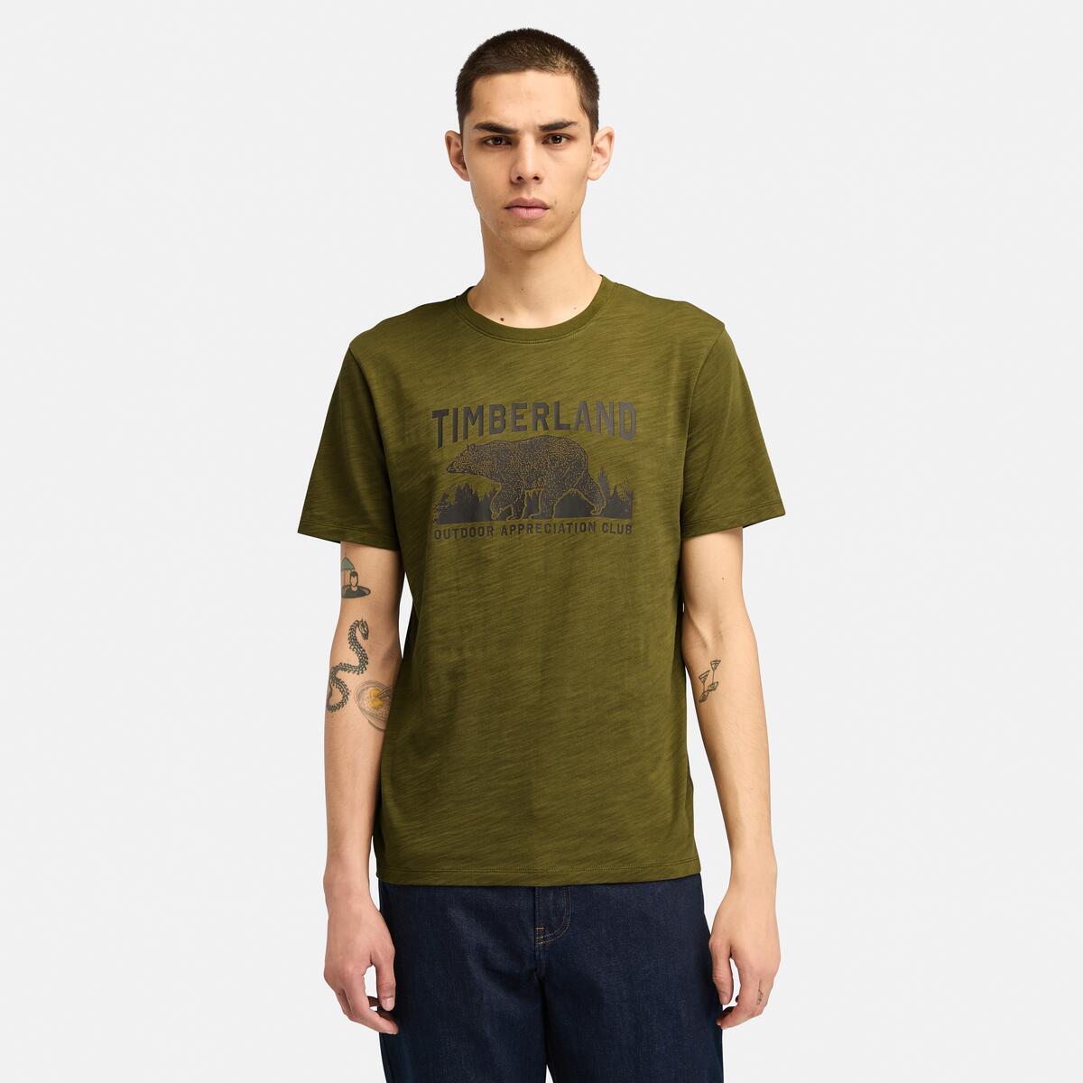 Men s Graphic Slub Short Sleeve T Shirt