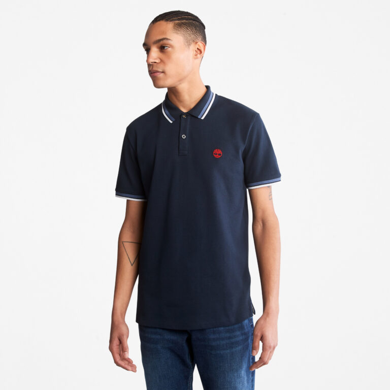 Men’s Millers River Tipped Pique Polo Shirt