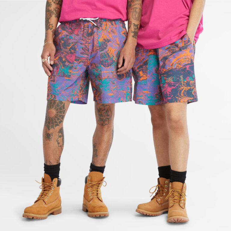 All-Gender Printed Woven Regular Fit Shorts