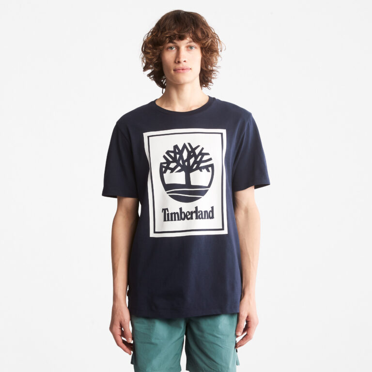Men’s Unisex SS Front Stack Logo Tee
