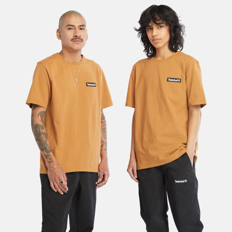 Men’s Unisex SS Heavyweight Woven Badge Tee