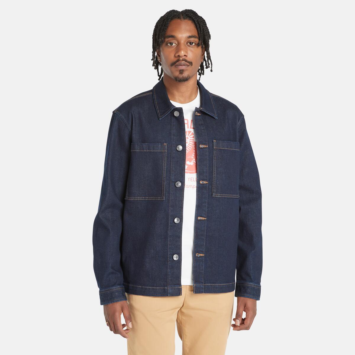 Men's Workwear Denim Chore Jacket - Timberland - Malaysia