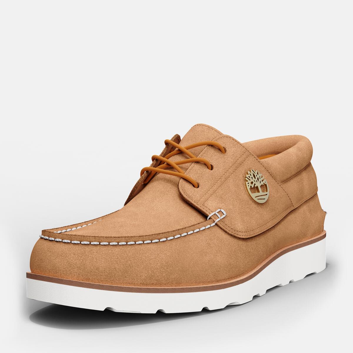 Timberland mens bradstreet 3 eye boat deals shoes brown